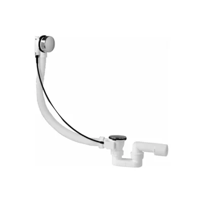 Полуавтоматический слив ванны PLASTBRNO 40, 50, L = 61 cm EVSC150