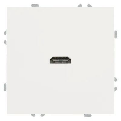 Розетка HDMI STEKKER 2.0 Type A (механизм),серия Эмили, RST00-5118-01, белый фарфор 50163