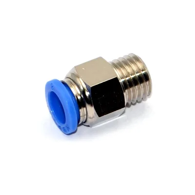 Пневмофитинг цанговый прямой HIMPT, с наружной резьбой PC 8-М12х1.5 00-00012486