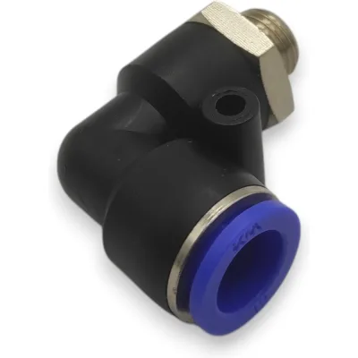 Фитинг цанговый угловой Контактная Механика G1/4, трубка 12мм KZPL12-02G