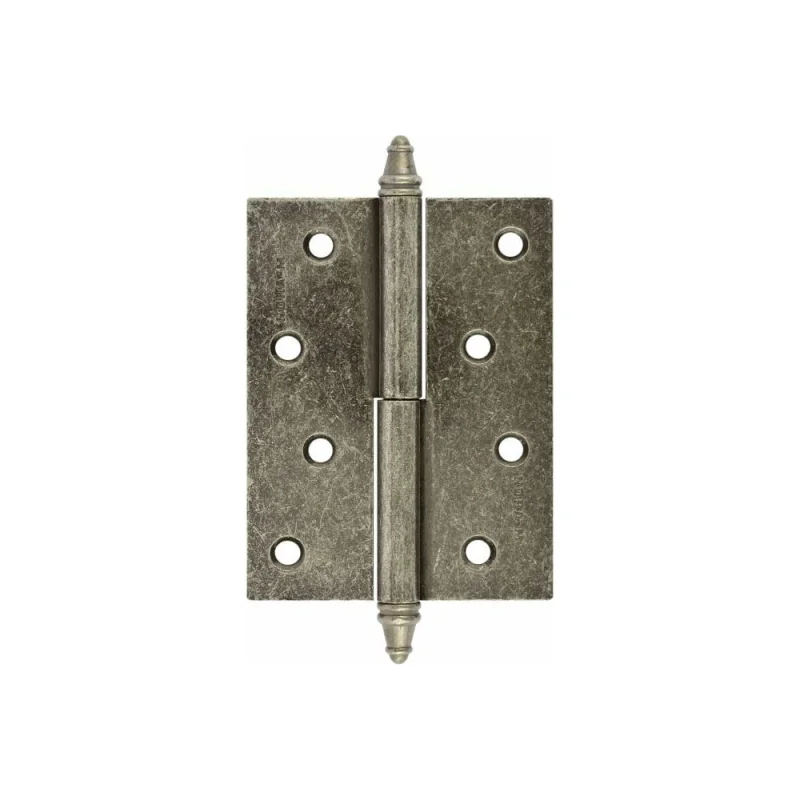 Петля НОРА-М 610-4" застар.серебро левая 5458