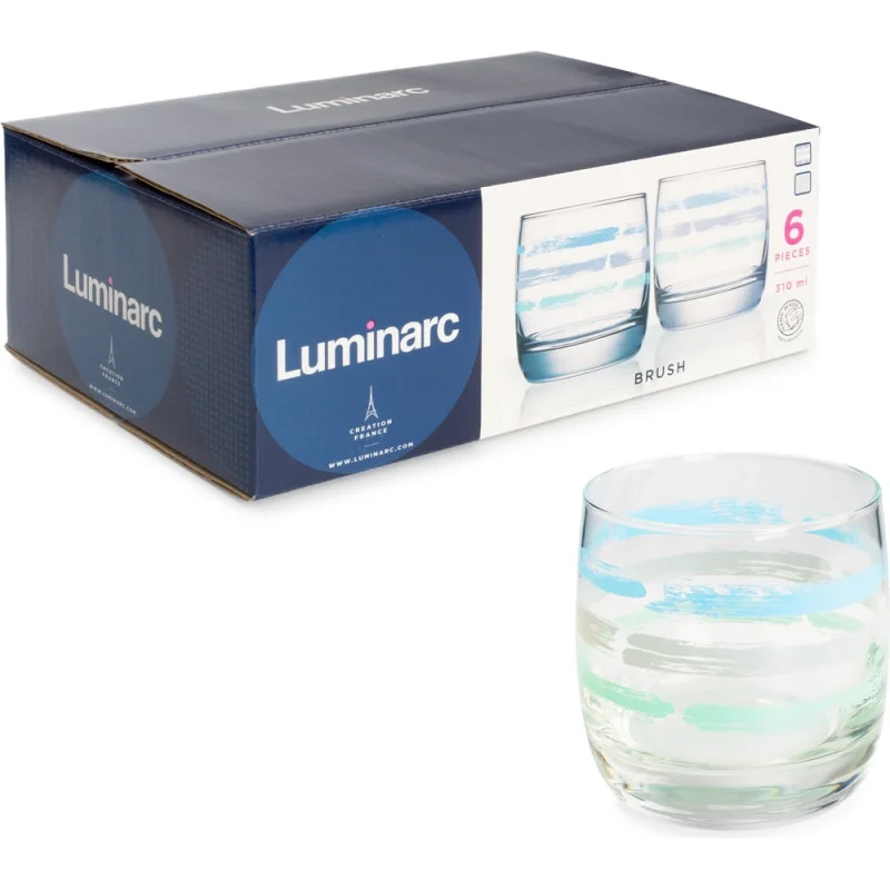 ΠΠ°Π±ΠΎΡ ΡΡΠ°ΠΊΠ°Π½ΠΎΠ² LUMINARC Π€Π ΠΠΠ¦Π£ΠΠ‘ΠΠΠ Π ΠΠ‘Π’ΠΠ ΠΠΠ§ΠΠ ΠΠΠ‘Π’ΠΠ§ΠΠ 6 ΡΡ., 310 ΠΌΠ», Π½ΠΈΠ·ΠΊΠΈΠΉ S0079