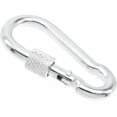 Карабины с муфтой BOWT 5 мм, оцинкованные, DIN 5299d, 2 шт. B03508
