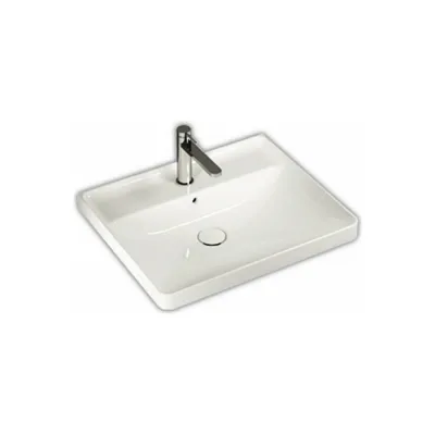 Раковина HATRIA CANALGRANDE 60, 1 отверстие для смесителя, подвесная или накладная Y1EJ01