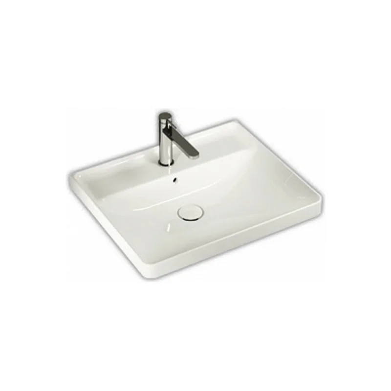 Раковина HATRIA CANALGRANDE 60, 1 отверстие для смесителя, подвесная или накладная Y1EJ01