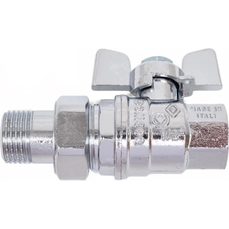 Шаровой кран Bugatti арт.322C G1/2" DN15 PN64 хром. 032204C