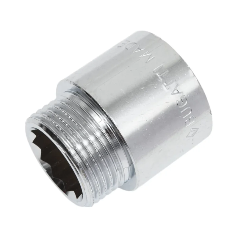 Удлинитель Bugatti Вр/Нр, круглый, 1"x30, хром, арт.139C 01390057