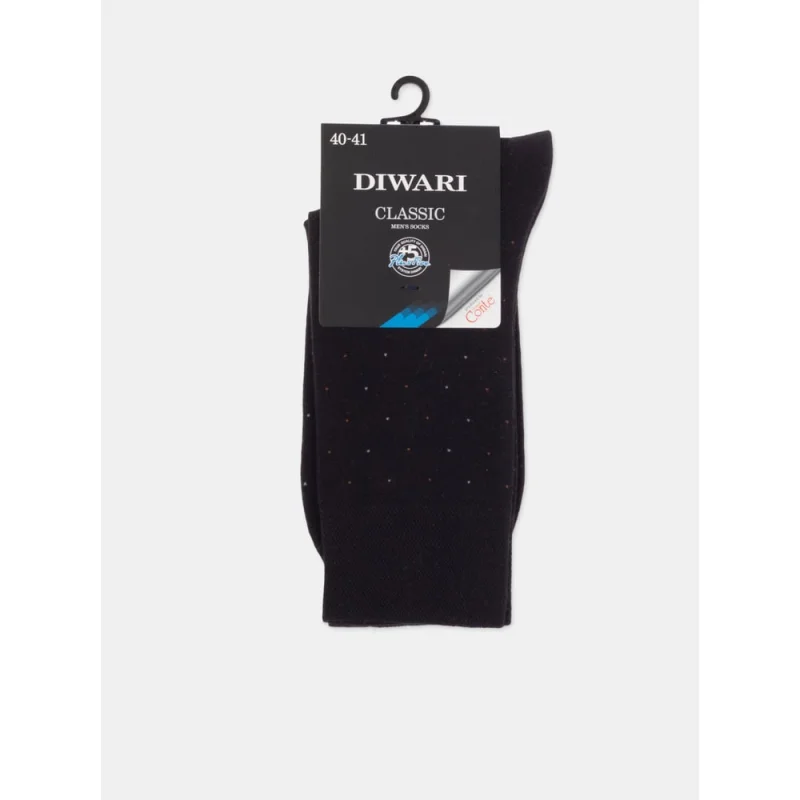 Носки мужские DIWARI CLASSIC 23C-154СП рис. 204, р-р 44-45, черный 1001332540050012204