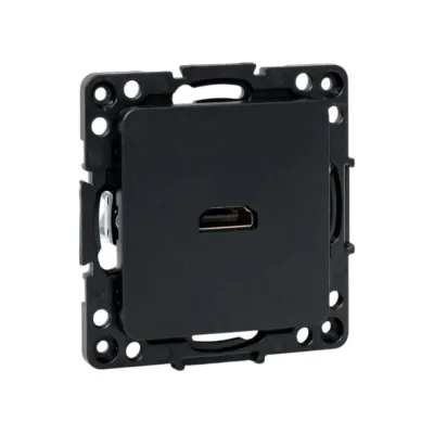 Механизм розетки HDMI EKF Стокгольм черный EZA00-327-10