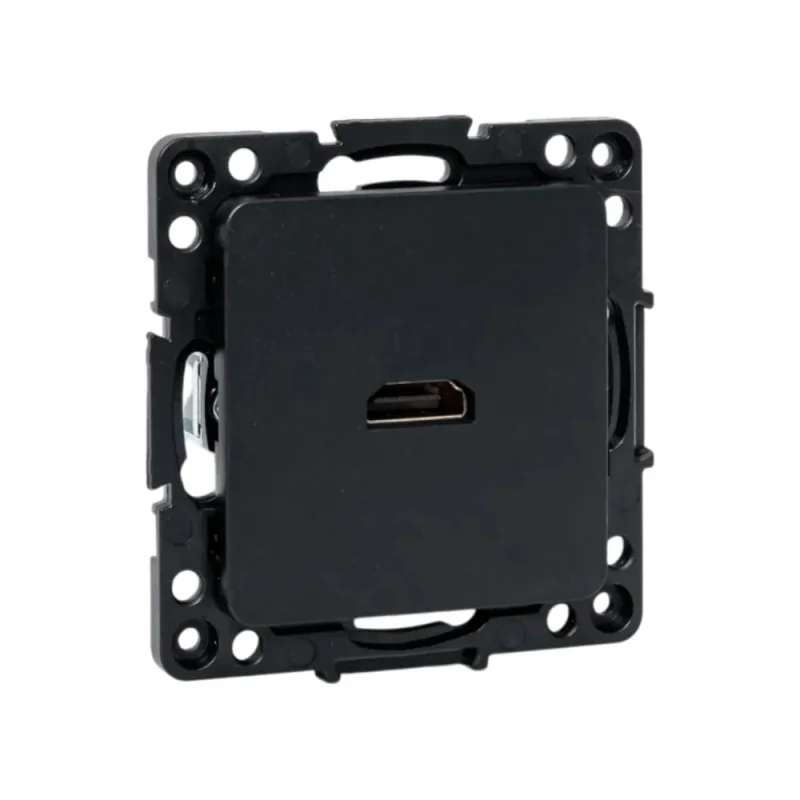 Механизм розетки HDMI EKF Стокгольм черный EZA00-327-10