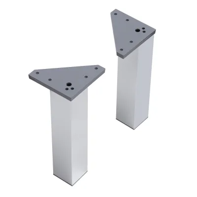 Ножки для тумбы Aquaton Сканди 20 см серебро (2 шт.) (1A222703SI000)