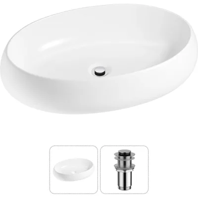 Комплект Wellsee 2 в 1 Lavinia Boho Bathroom Sink накладная раковина 60x40 см 20215095R