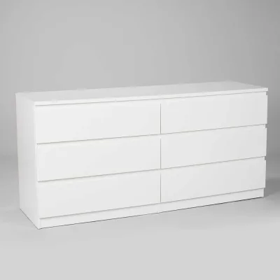 Комод Гуд ЛАКК МАЛЬТА 6 ящиков, 160x48x76 см, белый 2.05.02.060.1