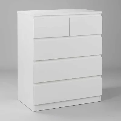 Комод Гуд ЛАКК МАЛЬТА 5 ящиков, 80x48x98 см, белый 2.05.02.080.1