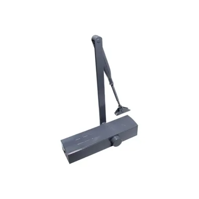 Доводчик Doorlock DL200N BC DA EN2-5 графит с регулируемыми функциями тормоза открывания и задержки закрывания, регулируемое усилие закрывания 75564