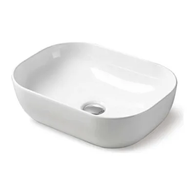 Керамическая раковина VINCEA 455x330x130, накладная, цвет белый VBS-102