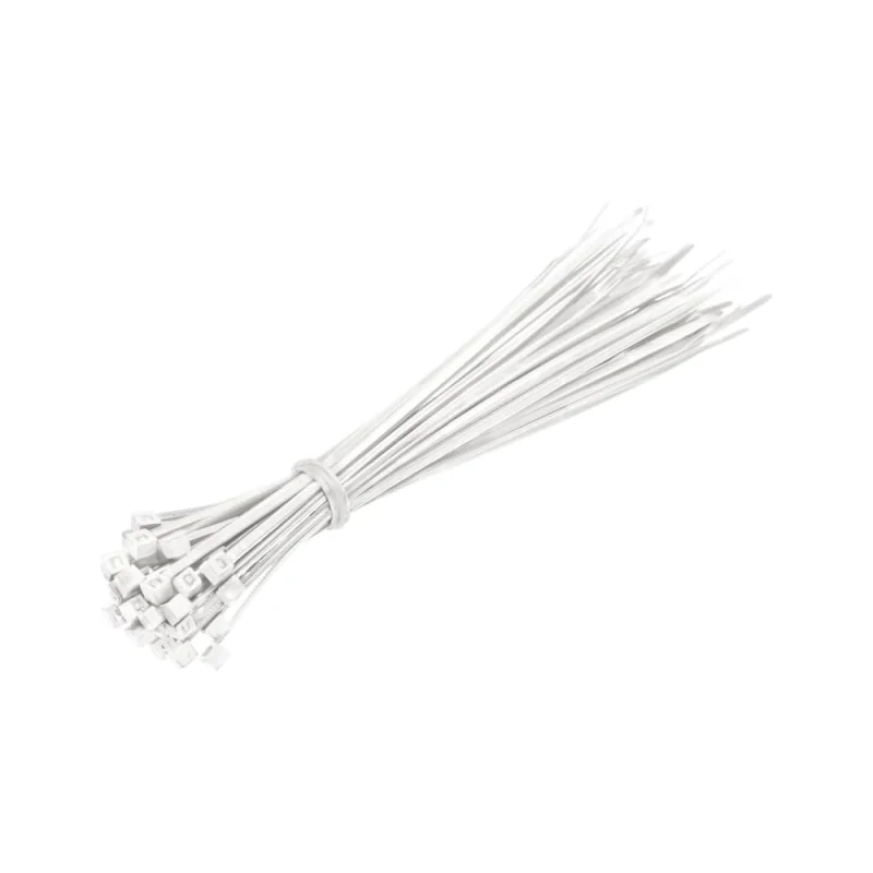 Хомут-стяжка MasterProf 4,8х300, белый, 100шт. ЭТ.010116