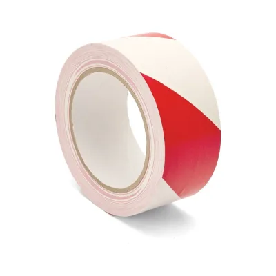 Балетная лента DGTAPE Dance Floor PVC Tape 50мм х 33м (Красный-Белый) DFPVC50/33/RW