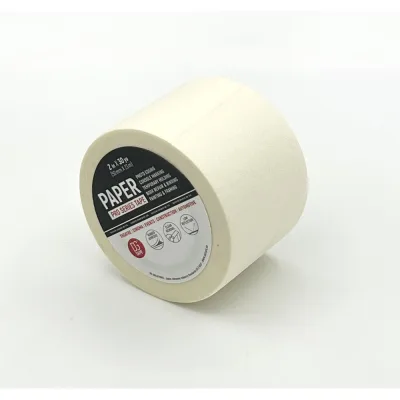 Клейкая лента бумажная крепированная DGTAPE Masking Tape Regular белая 50мм х 23м MTR5023W