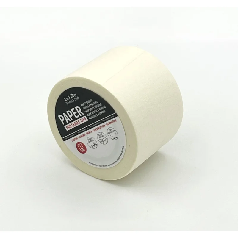 Клейкая лента бумажная крепированная DGTAPE Masking Tape Regular белая 50мм х 23м MTR5023W