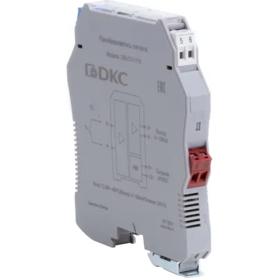 Преобразователь сигнала DKC DSI, 1 вход TC тип T, 1 выход 4 20 мА 1 шт DSI C3 1110 DSI-C3-1110