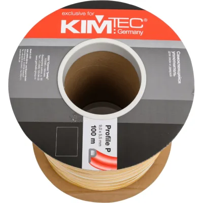 Уплотнитель KIM TEC Р-100 белый 9х5,5мм 57631