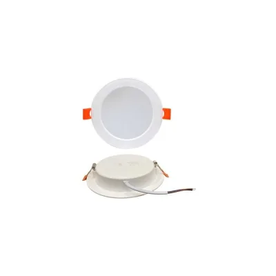 Круглый даунлайт встраиваемый Ecola LED downlight 1011 с драйвером внутри 9W 220V 4200K 112x26 DKRV90ELC