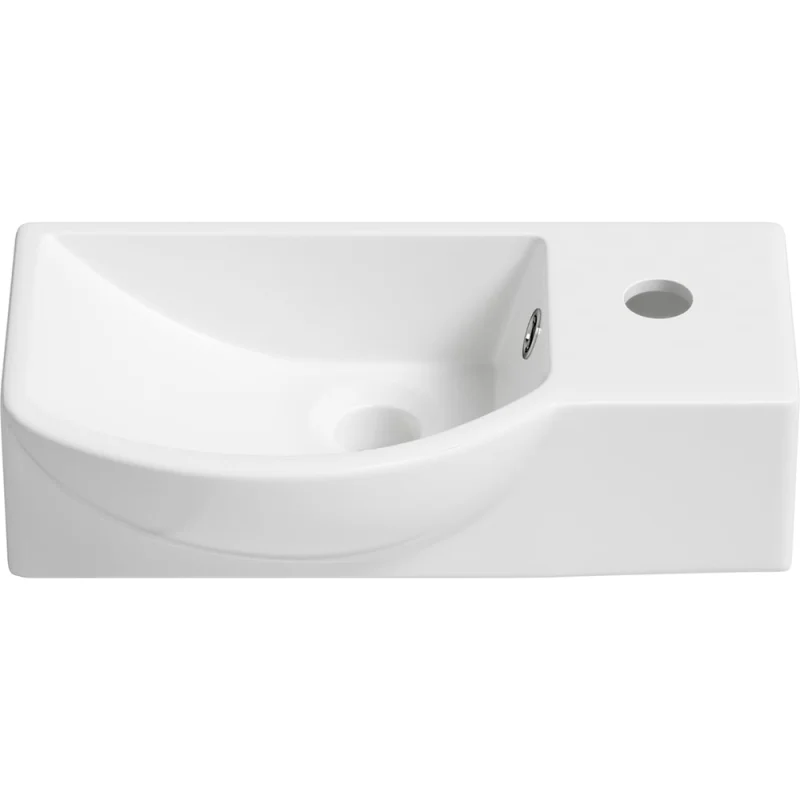 Настенная или накладная раковина Lavinia Boho Bathroom Sink, рукомойник 41х23 см, с отверстием 33311029