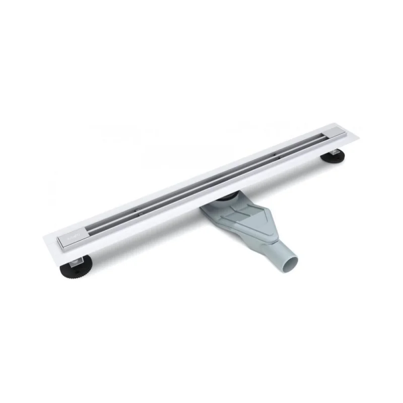 Желоб душевой Esbano Slim, решетка LINE матовый хром, длина 60 см ESTRSLMLINE60MC