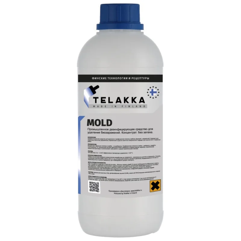 Средство для удаления плесени, грибков Telakka MOLD 1л 4631160698125