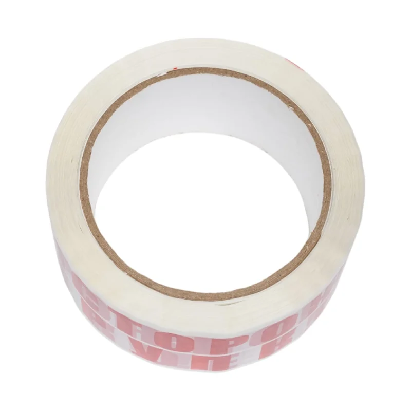 Клейкая лента Ultra tape, с логотипом ОСТОРОЖНО!!! ХРУПКОЕ!!!, 48мм, 66м, 45мкм, черные буквы на желтом фоне, 6шт/уп 4687206399662