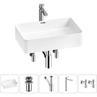 ΠΠΎΠΌΠΏΠ»Π΅ΠΊΡ 5 Π² 1 Wellsee Bathroom Sink Π½Π°ΠΊΠ»Π°Π΄Π½Π°Ρ ΡΠ°ΠΊΠΎΠ²ΠΈΠ½Π° 55x37 ΡΠΌ ΡΠΎΡΡΠΎΠΈΡ ΠΈΠ· 3331110 20215235R