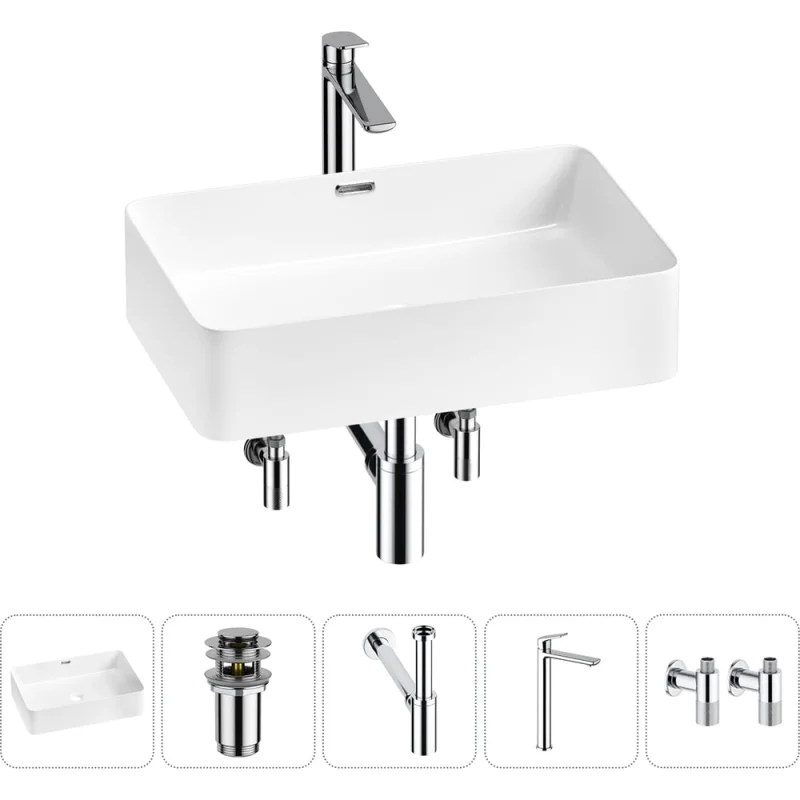ΠΠΎΠΌΠΏΠ»Π΅ΠΊΡ 5 Π² 1 Wellsee Bathroom Sink Π½Π°ΠΊΠ»Π°Π΄Π½Π°Ρ ΡΠ°ΠΊΠΎΠ²ΠΈΠ½Π° 55x37 ΡΠΌ ΡΠΎΡΡΠΎΠΈΡ ΠΈΠ· 3331110 20215235R