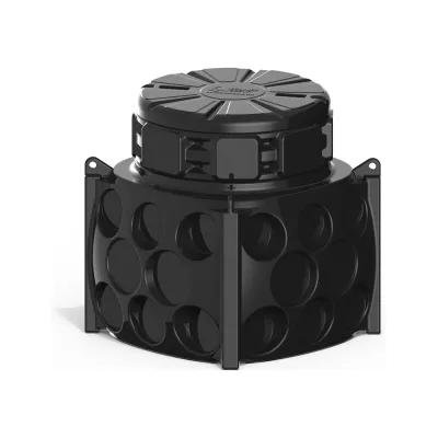Колодец POLIMER GROUP КН 1000 H1000 с крышкой D 780 мм, с кабельными стойками SK10030202