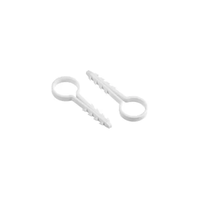 Дюбель-хомут DM PLAST 16мм для круглого кабеля, белый 100шт dx16dm