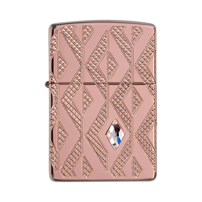 Зажигалка Zippo Armor Geometric с покрытием Rose Gold, 38x13x57 мм 49702