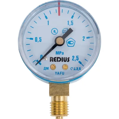 Манометр кислородный Redius 2.5 МПа 102041