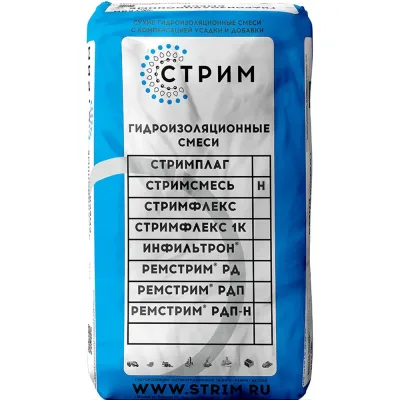 Гидроизоляция обмазочная СТРИМ Стримсмесь Н, 25 кг ББ-00000082