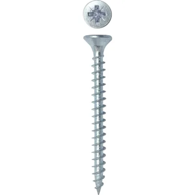Универсальный саморез Rizzel Pz 3,0x35 белый цинк 14000 шт 00-00464299