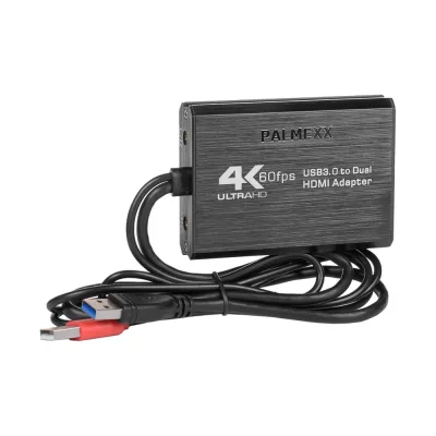 Конвертер PALMEXX AY99 USB3.0 to Dual HDMI2.0 Display Adapter 4K/60Hz PX/AY99