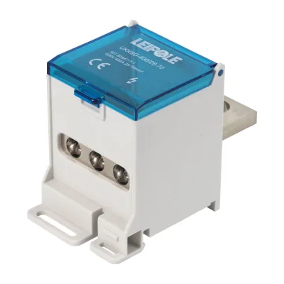 Распределительный блок (коробка) Leipole 400А, 690В, на DIN-рейку UKK6G-400/25-70/3x16 5012.048