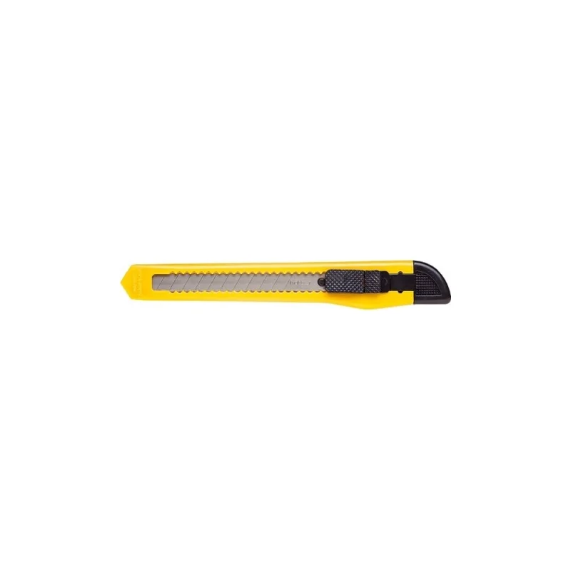 Канцелярский нож Hatber X-BLADE 9 мм, PUSH-LOCK, в пакете с европодвесом 060159