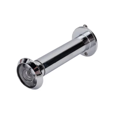 Дверной глазок Home 75-135 мм, ЦАМ, цвет хром GLAZ75135CAM