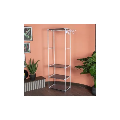 Напольная вешалка для одежды HELEX Home белая W-04-1