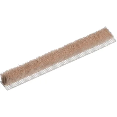 Щёточный уплотнитель Mebax 7x6, светло-бежевый, 4Р, без клея, 150 м 00-00000073