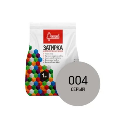 Затирка цементная Старатели серая 1 кг