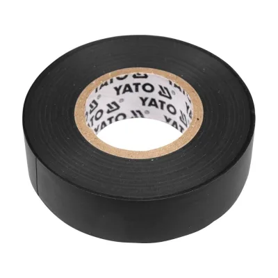 Изолента ПВХ YATO 15 мм, 20 м, черная YT-8159