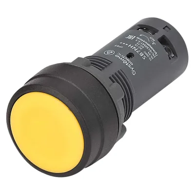 ΠΠ½ΠΎΠΏΠΊΠ° Systeme Electric SB7, ΠΌΠΎΠ½ΠΎΠ±Π»ΠΎΡΠ½Π°Ρ, Π΄ΠΈΠ°ΠΌΠ΅ΡΡ ΠΎΡΠ²Π΅ΡΡΡΠΈΡ 22 ΠΌΠΌ, ΠΆΠ΅Π»ΡΠ°Ρ, Ρ ΡΠΈΠΊΡΠ°ΡΠΈΠ΅ΠΉ, ΠΏΠ»Π°ΡΡΠΈΠΊΠΎΠ²ΡΠΉ ΠΊΠΎΡΠΏΡΡ, 1 Π½ΠΎΡΠΌΠ°Π»ΡΠ½ΠΎ ΡΠ°Π·ΠΎΠΌΠΊΠ½ΡΡΡΠΉ ΠΊΠΎΠ½ΡΠ°ΠΊΡ, IP65 SB7NH51