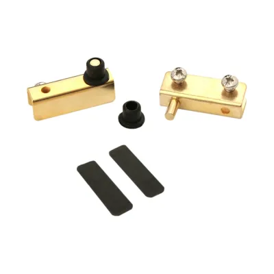 Петля для стеклянного фасада Lemax PROF золото M550 GP