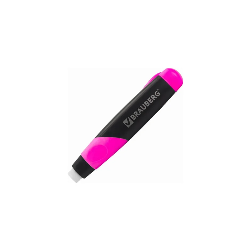 Ластик BRAUBERG Blaster 112х21х24 мм, белый, выдвижной, термопластичная резина, держатель 223593